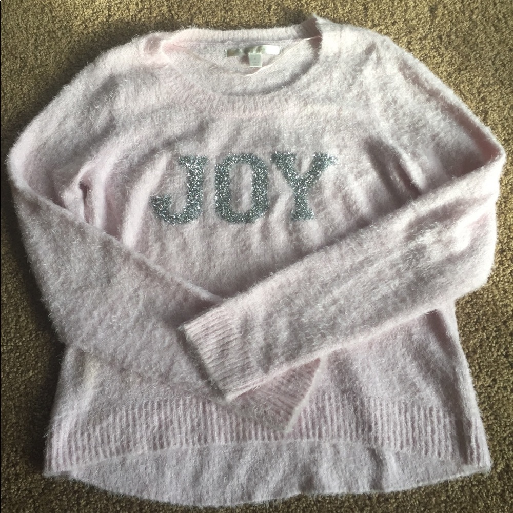 LC Women’s Soft Pink Joy “Holiday” Sweater